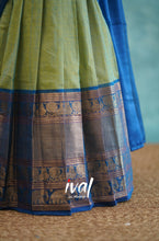 Load image into Gallery viewer, Preorder: Suttis - Sea Green And Blue Halfsaree
