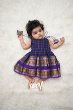 Load image into Gallery viewer, Preorder: Suttis - Navy Blue Cotton Frock
