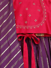 Load image into Gallery viewer, Jamun Chuski Lehenga Set - Purple
