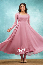 Load image into Gallery viewer, Preorder: Mauve Georgette Anarkali
