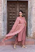 Load image into Gallery viewer, Preorder - Nafeesa Dusty Blush Silk Set
