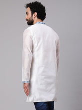 Load image into Gallery viewer, White Embroidered Kurta Top
